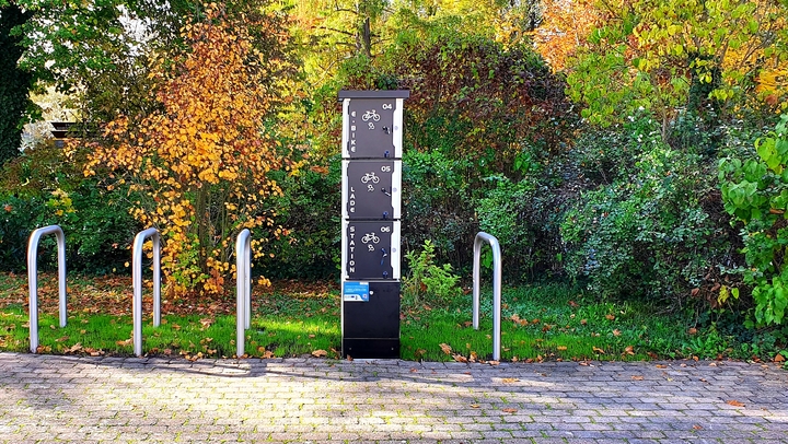 E-Bike-Ladestation an der Tourist-Information Bad Berka (Quelle: Stadt Bad Berka)