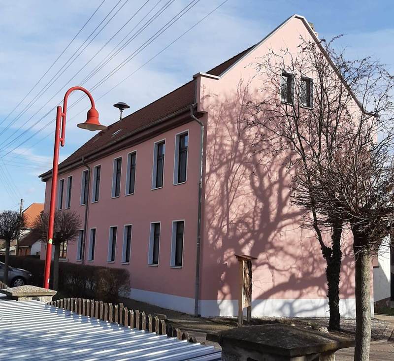 Alte Schule - Fassadensanierung, Bild: Gemeinde Ilmtal - Weinstraße