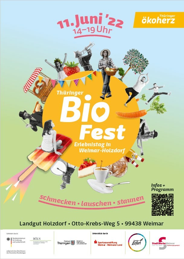 Thüringer Biofest im Landgut Holzdorf (Plakat) (Thüringer Ökoherz e.V.)