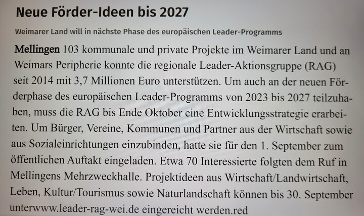 Thüringische Landeszeitung 03.09.2022