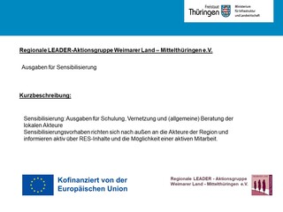 Poster Publizität Sensibilisierung, RAG Weimarer Land -  Mittelthüringen e.V.